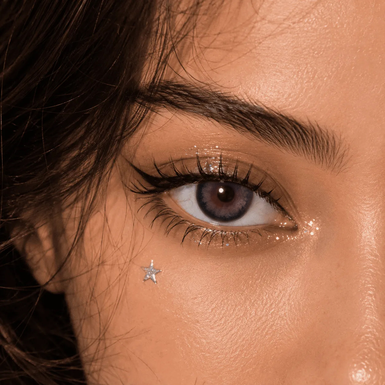godestar classic brown colored contacts natural brown eye look