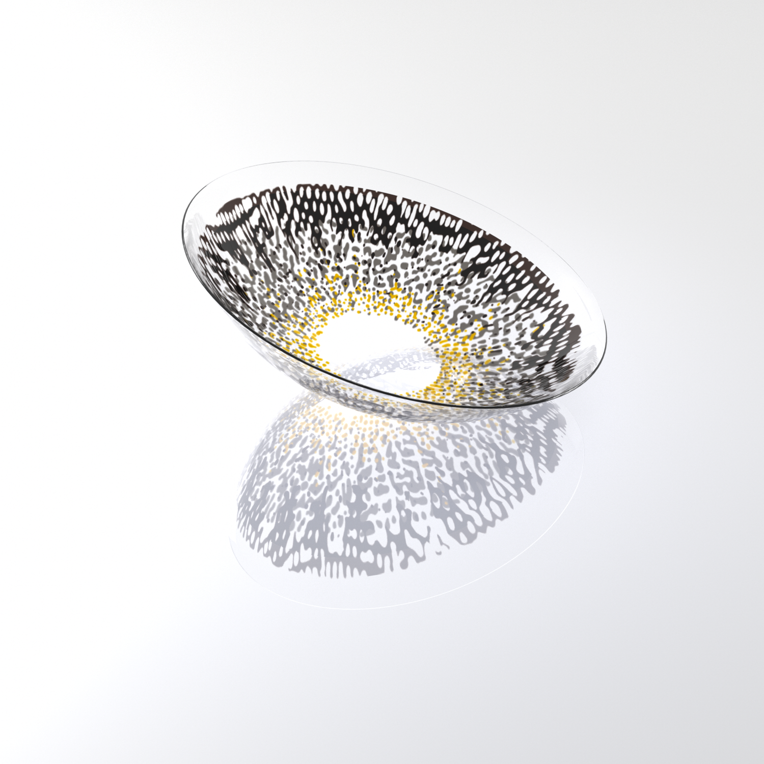 Ethereal Gray Gold Halo Contacts – Natural Shimmer Daily Wear, 6 Months
