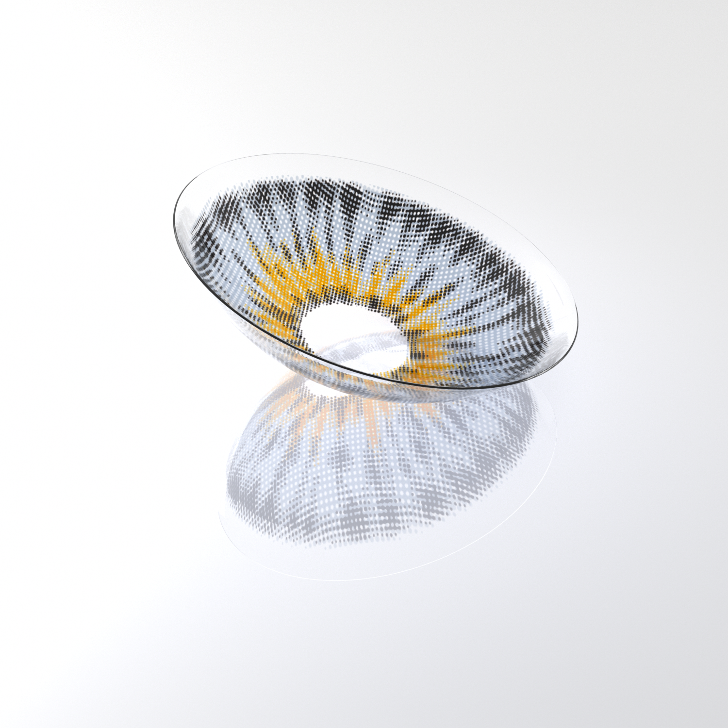 Godestar Amber Haze Contact Lenses | Cool Gray | 6-Month Wear