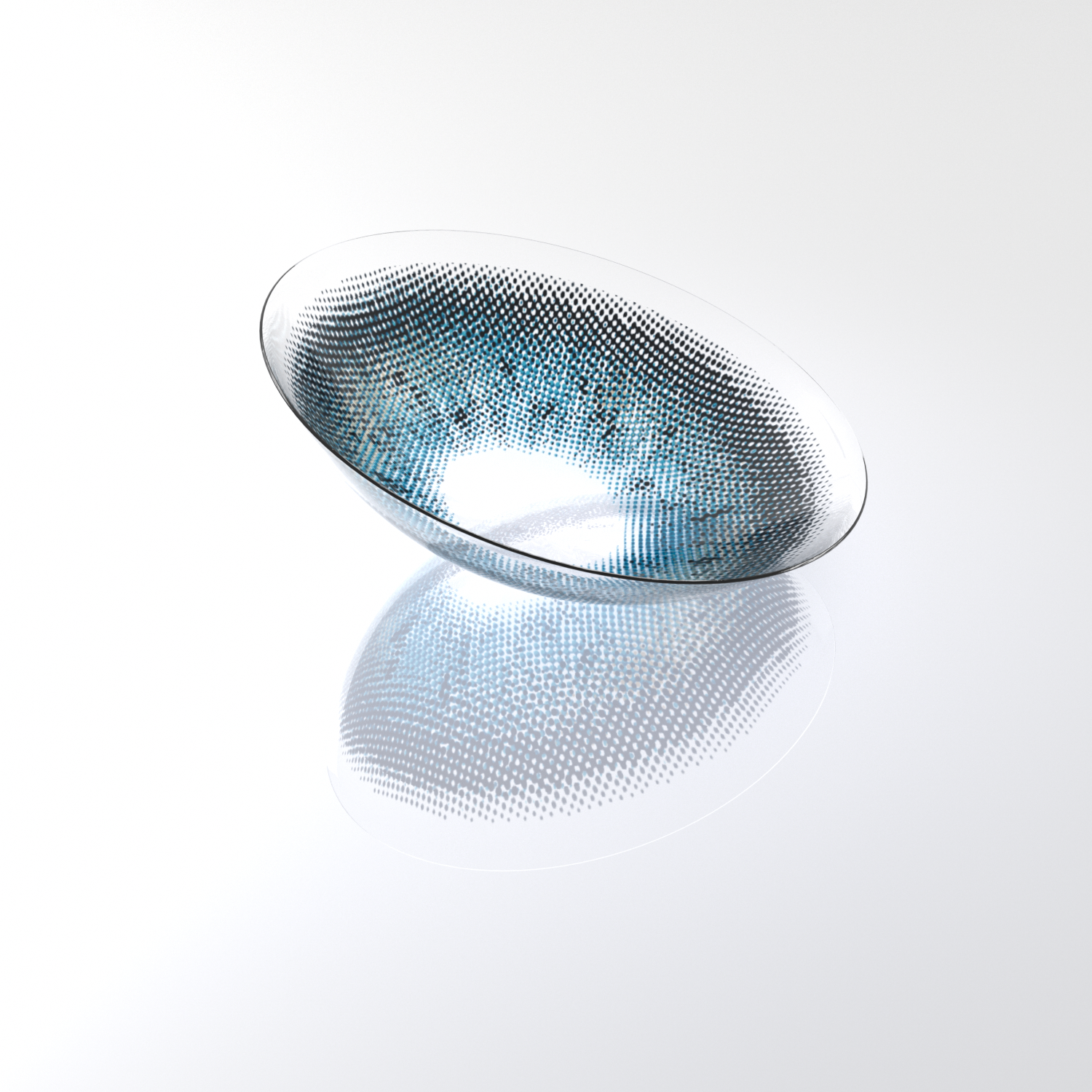 Icy Blue Plaid Colored Contacts | Natural Daily Wear, 6 Months