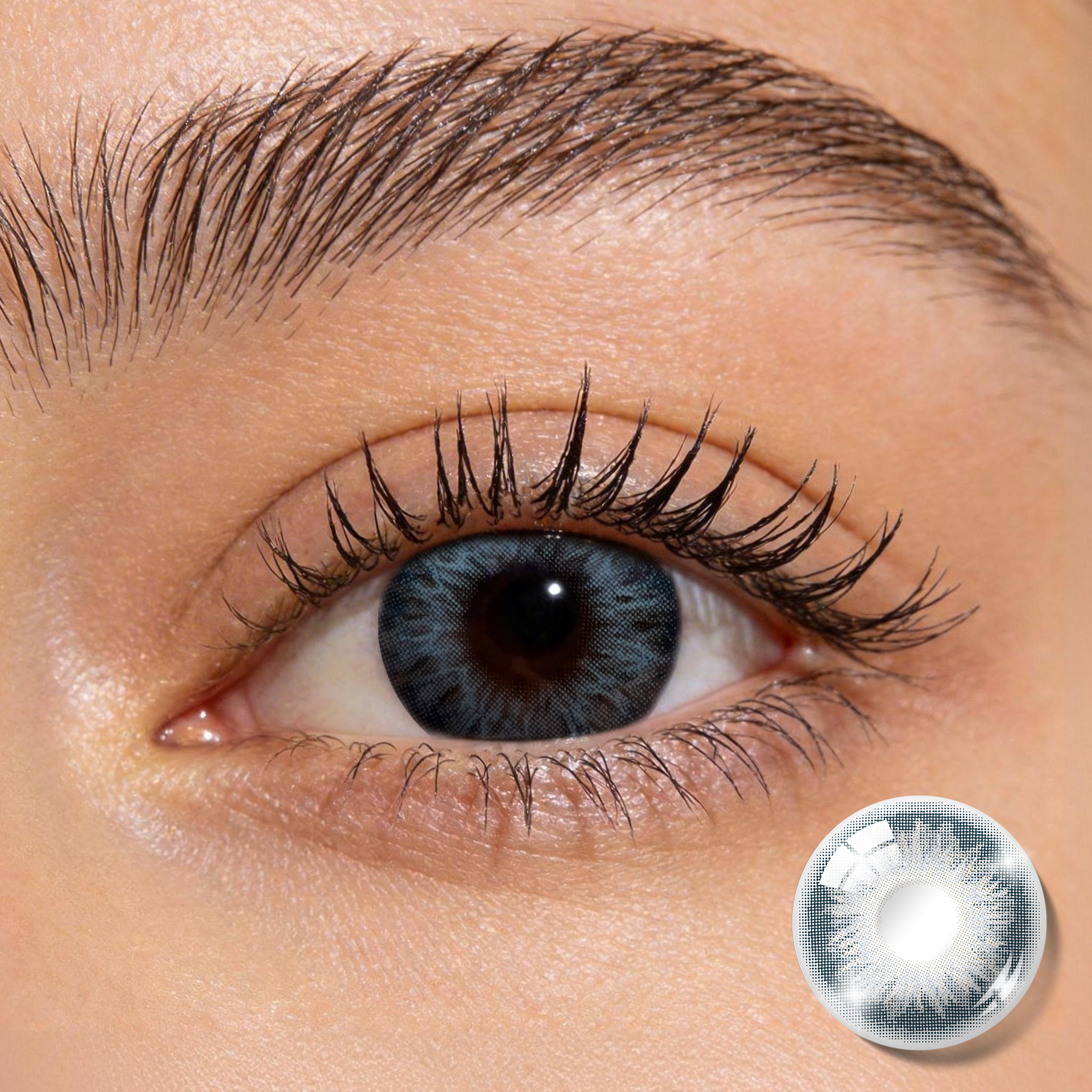 Godestar Burst Blue Contacts | Cool-Toned Blue with Natural Depth for Everyday Glam