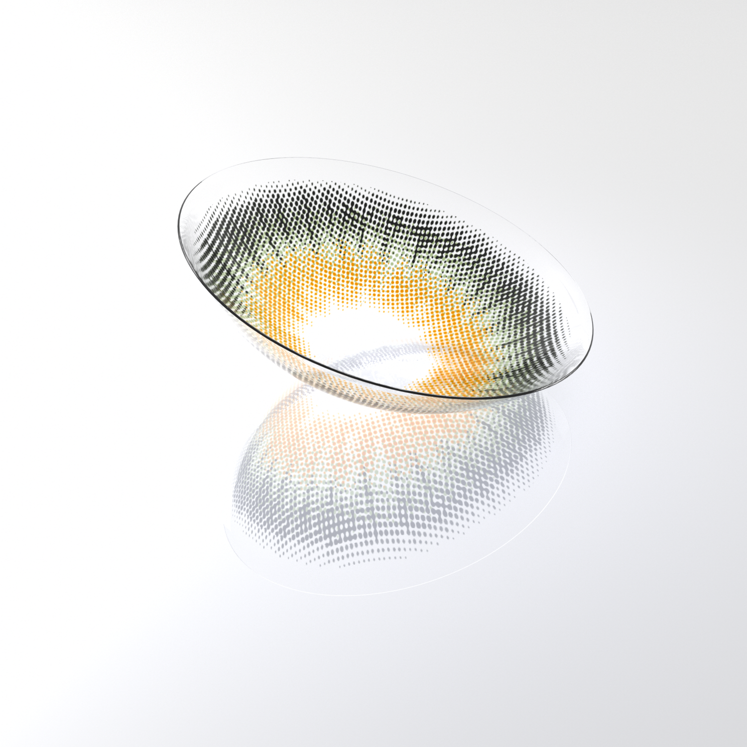 Godestar Smoky Quartz Halo Contacts – Gray Gold Gradient, Natural Shimmer, 6 Months