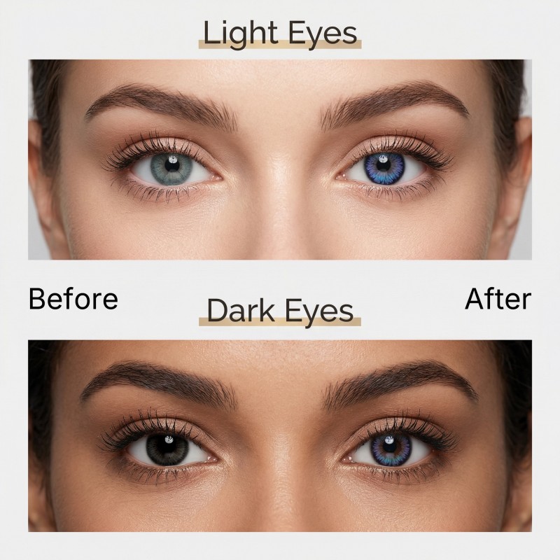 Godestar Nebula Violet Blue Contacts – Stunning Purple-Blue Gradient, 6 Months Wear