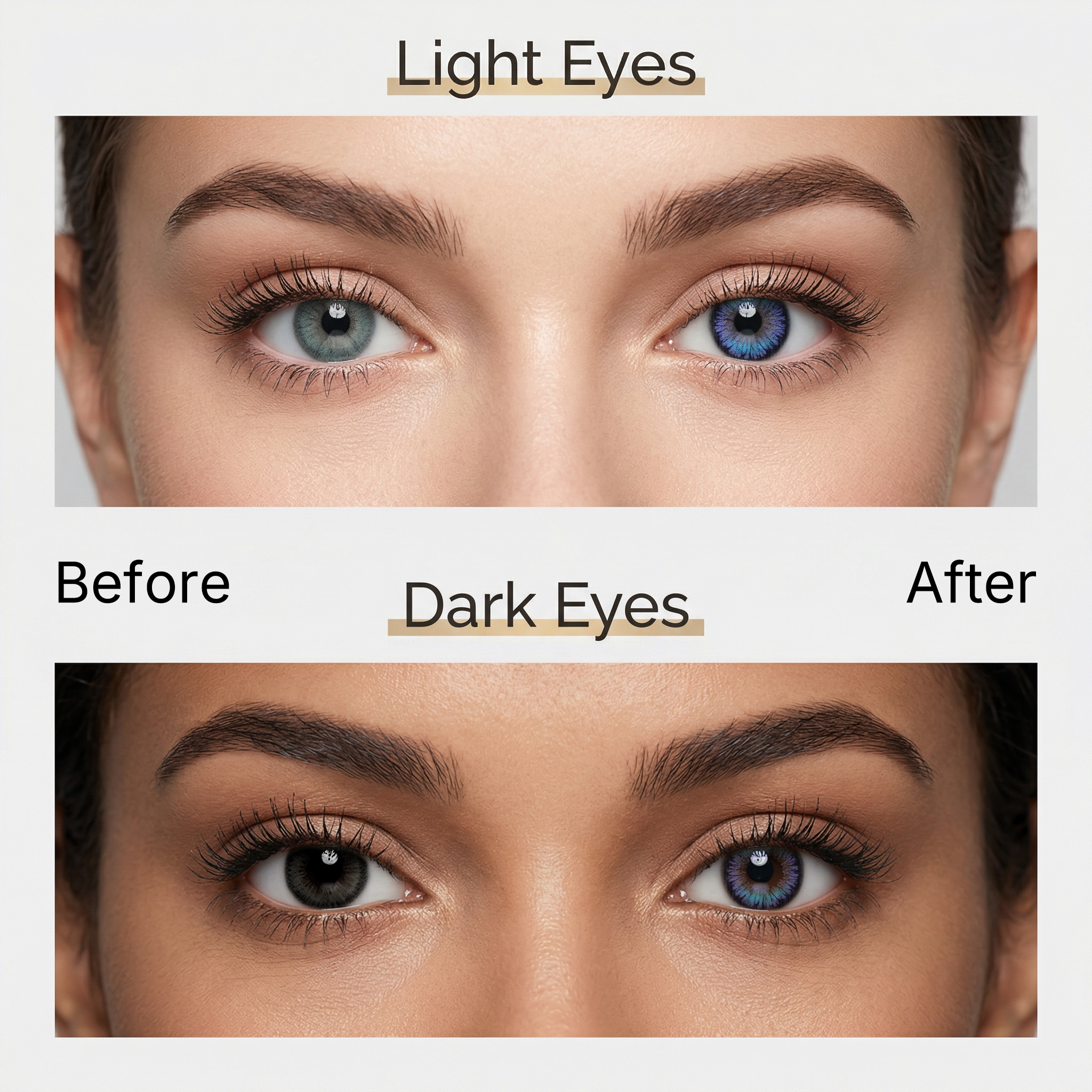 godestar Nebula Violet Blue Contacts – Stunning Purple-Blue Gradient, 6 Months