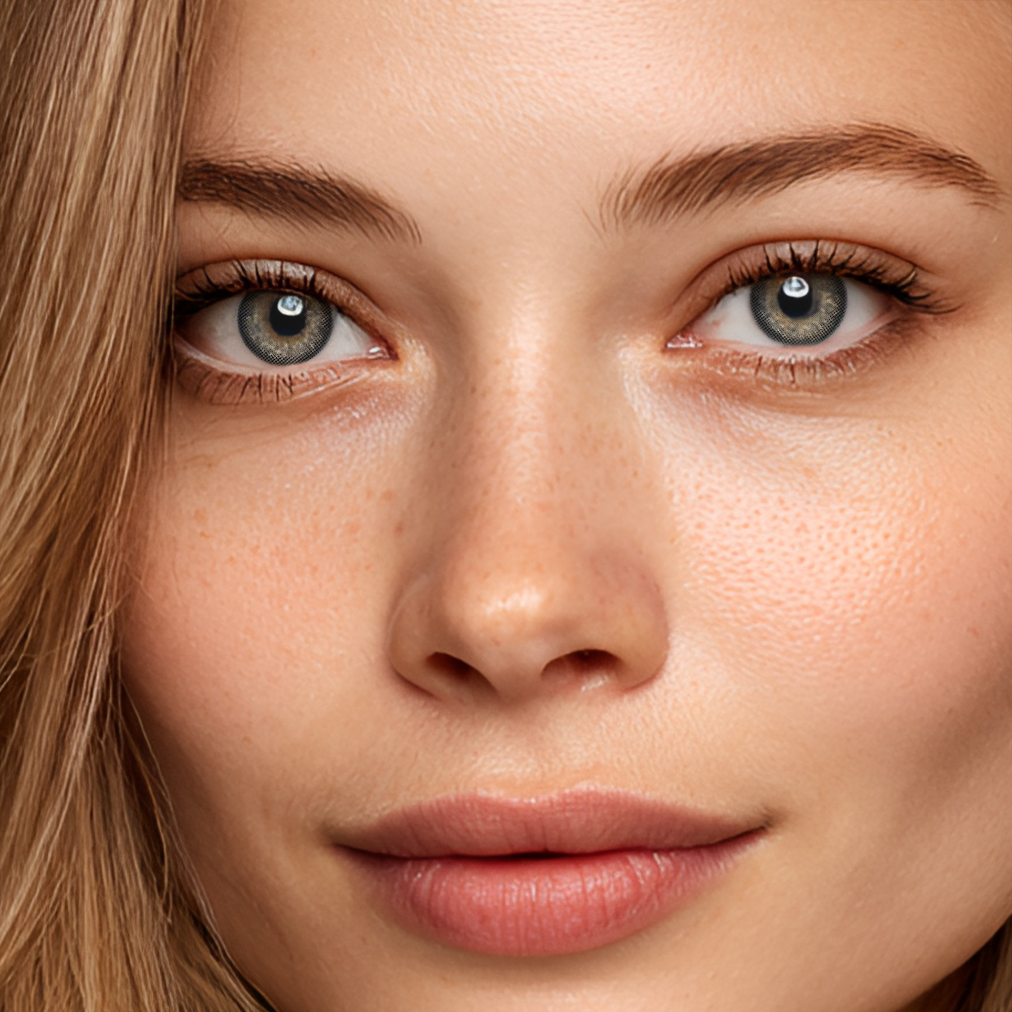Godestar Soft Gray Black Colored Contact Lenses – Natural "No-Makeup" Grey Black Contacts for Dark Eyes | 6 Months