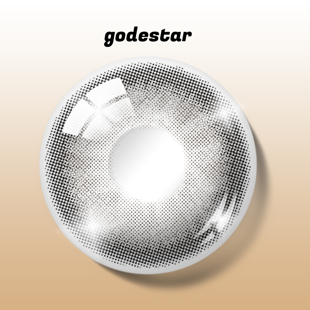 Godestar Soft Gray Black Contacts – 6 Months