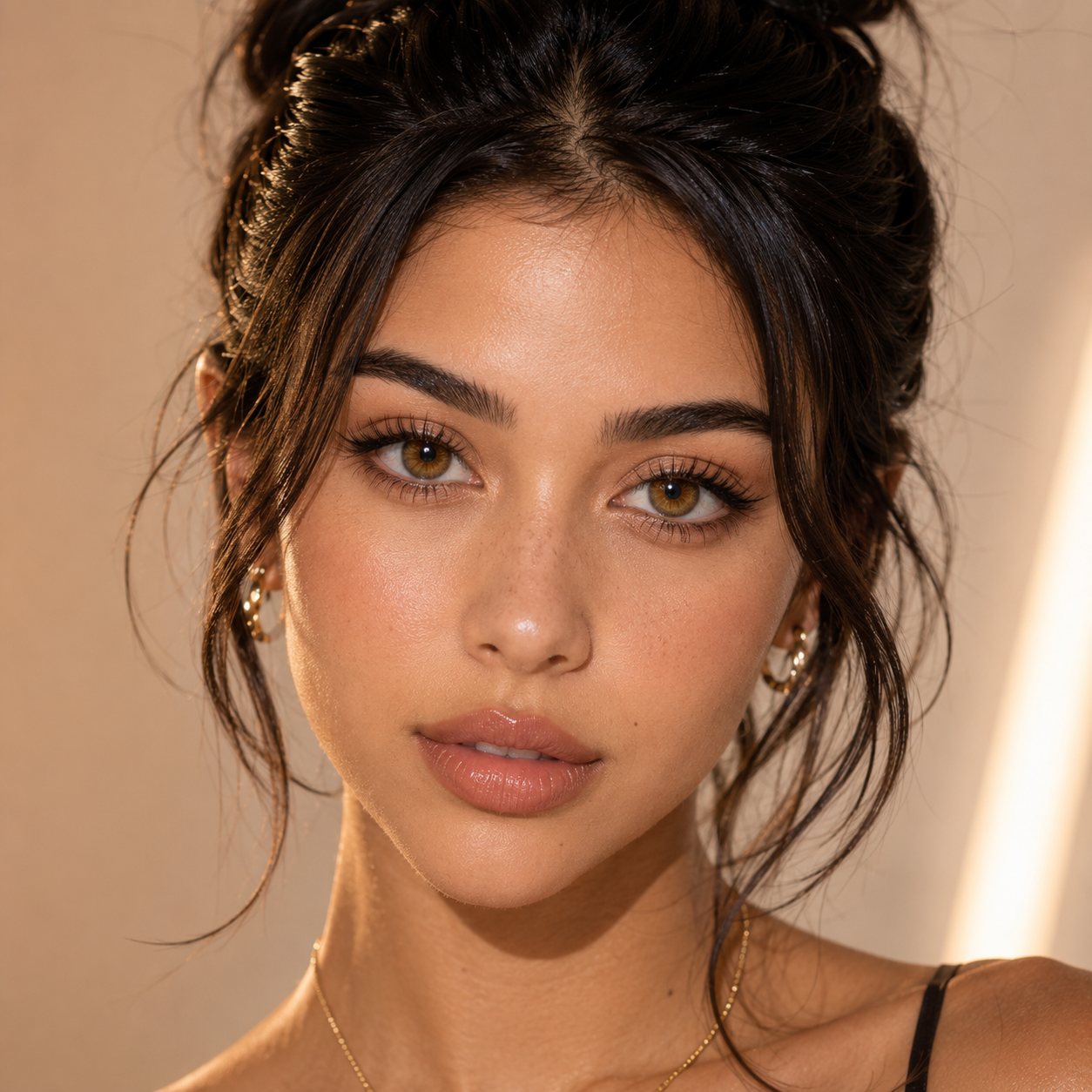 Godestar Butterscotch Ray Warm Honey Amber Colored Contacts – Natural Enhancing Lenses | 6 Months