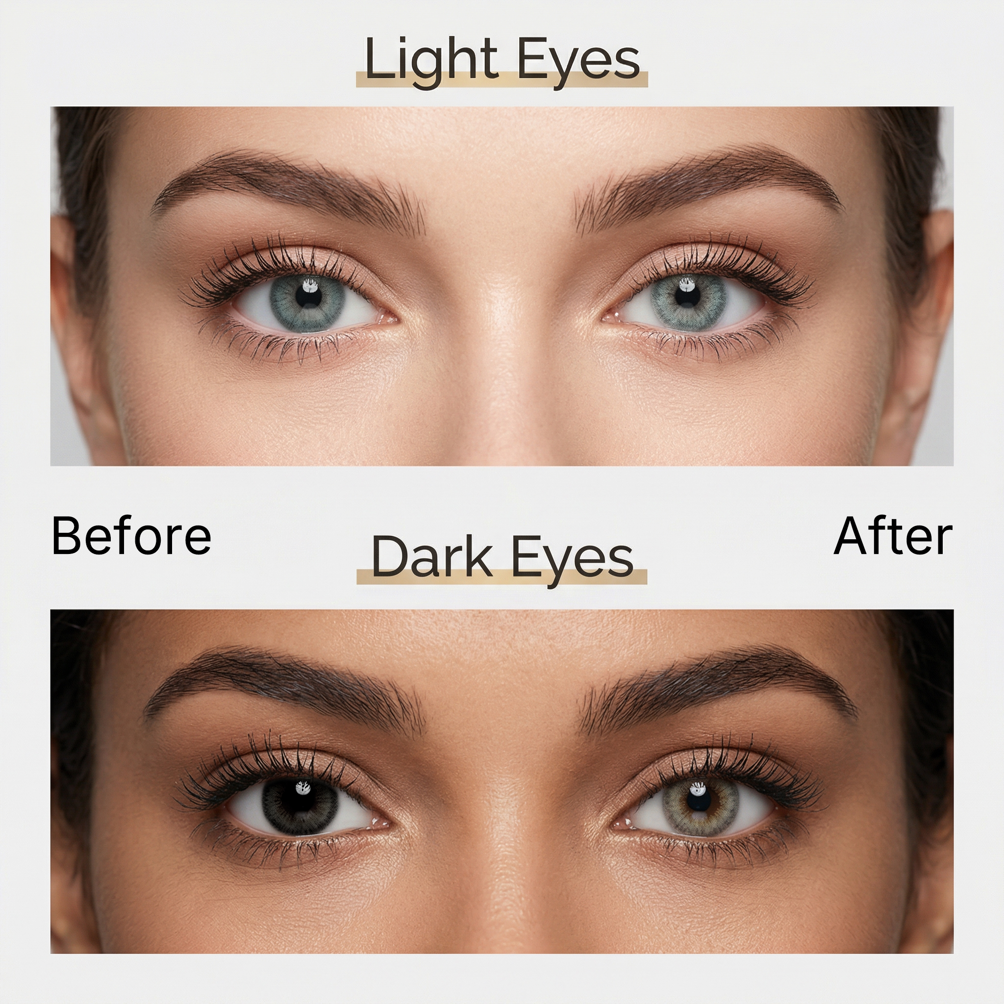 MIIEMO Aurora Grey Colored Contacts (6 Months)