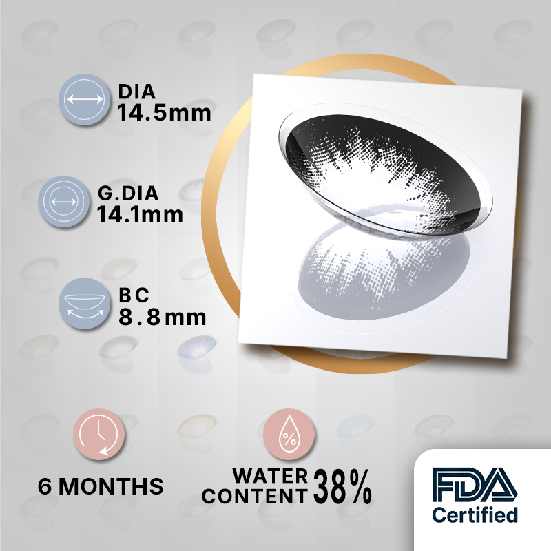 Godestar Noir Spark | Bold Black Sparkle | 6 Months