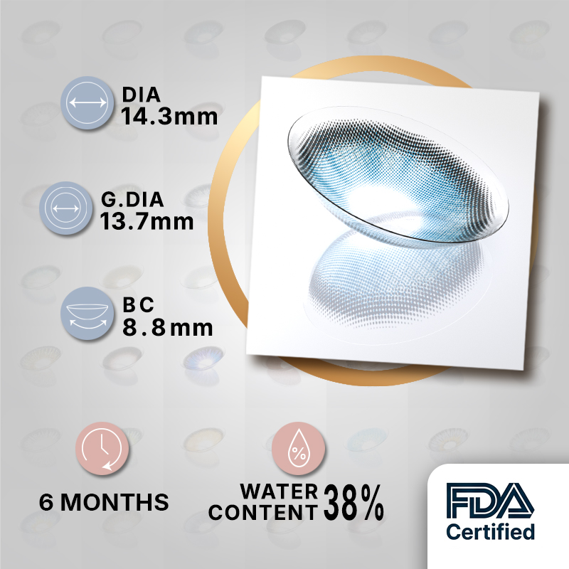 Godestar Aqua Drift | Soft Teal Blue | 6 Months