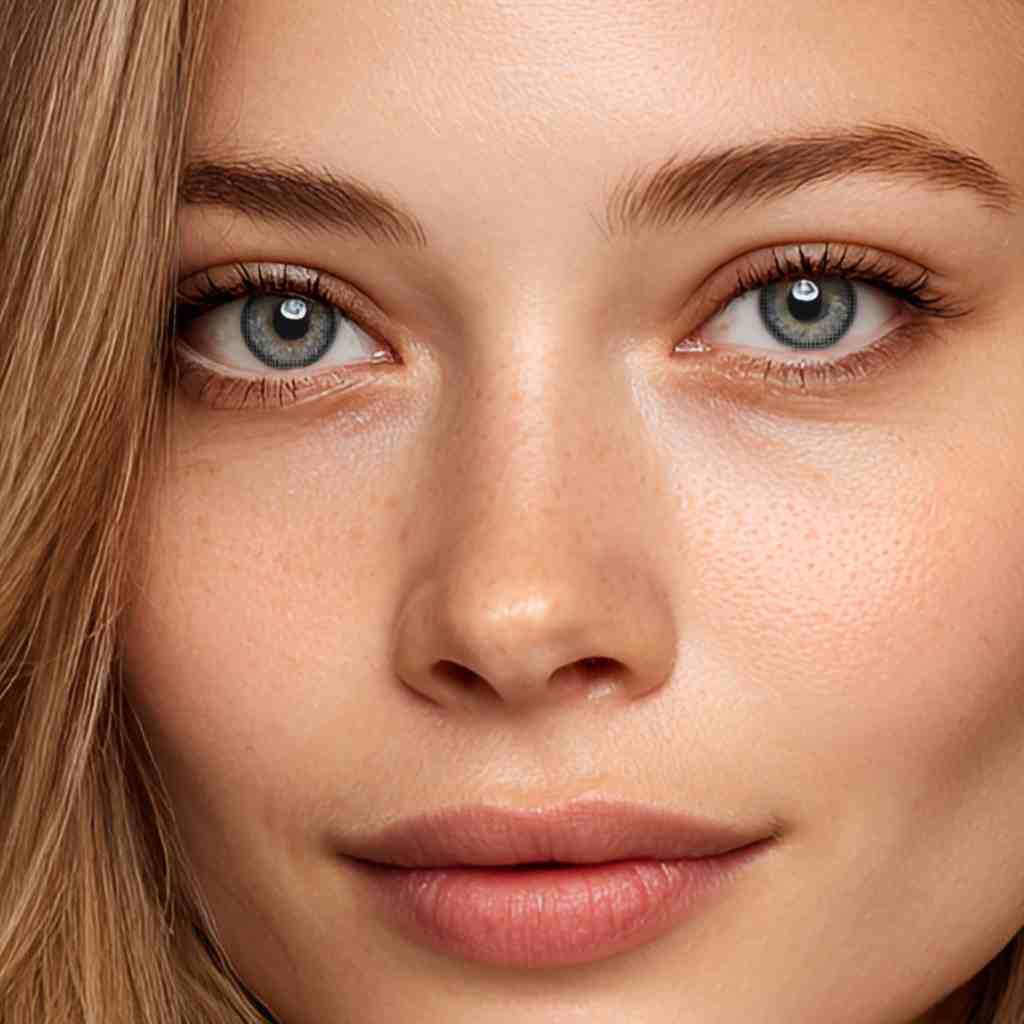 Godestar Lunar Echo Colored Contact Lenses | Natural Grey Contacts | 6-Month Wear