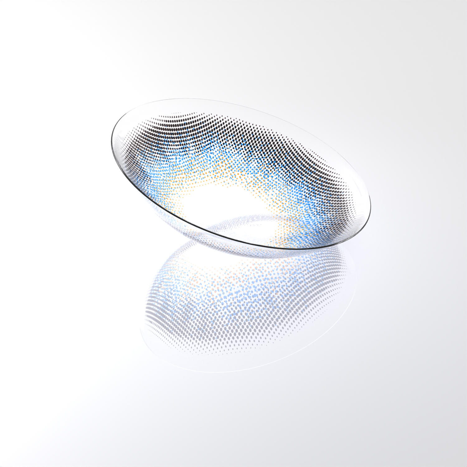 MIIEMO Sky Blue Colored Contacts (6 Months)