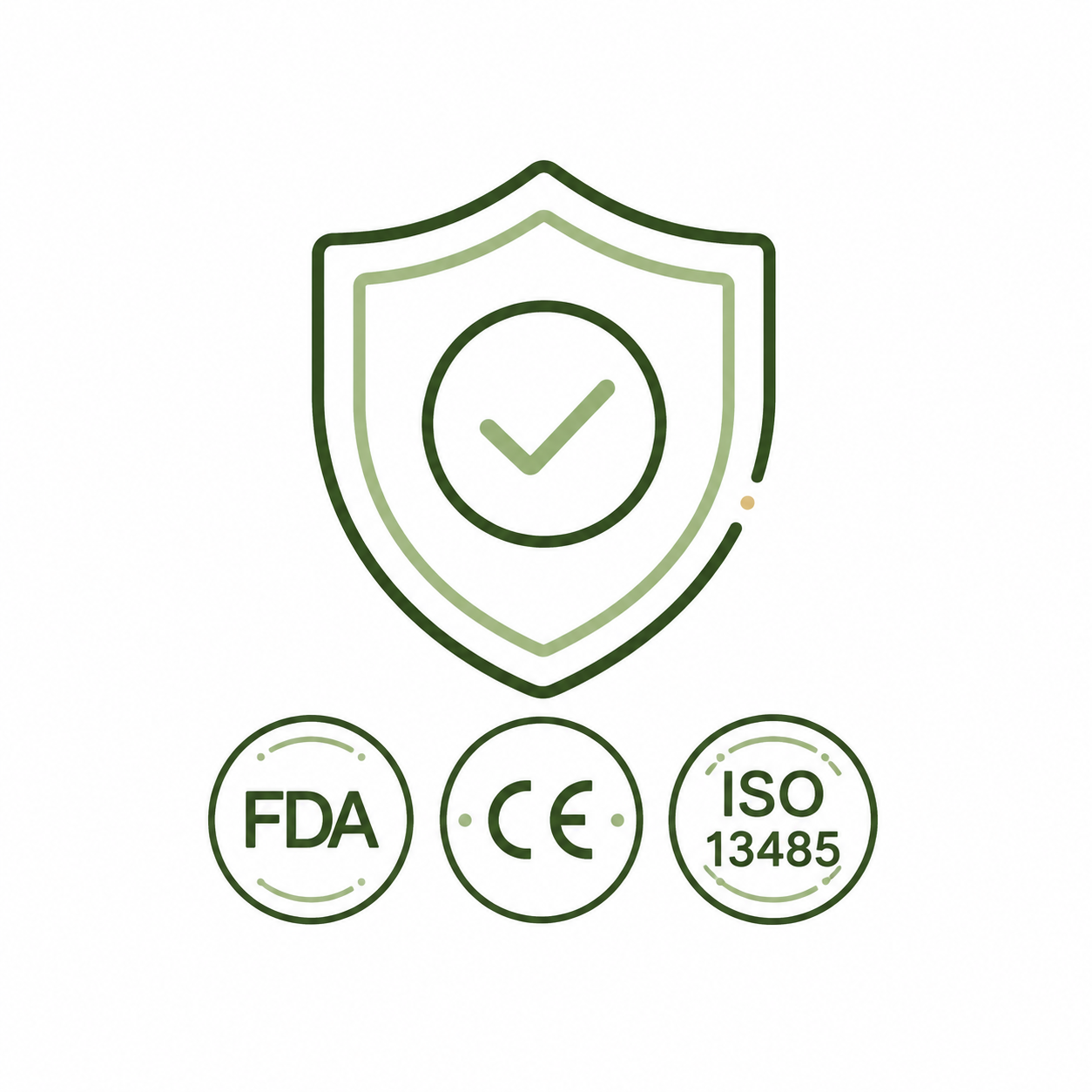 FDA CE and ISO 13485 safety and compliance standards
