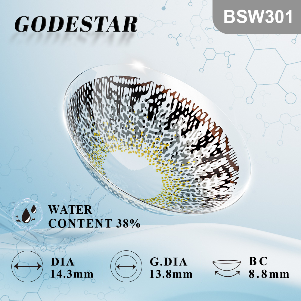 MIIEMO Crystal Grey Colored Contacts (6 Months)