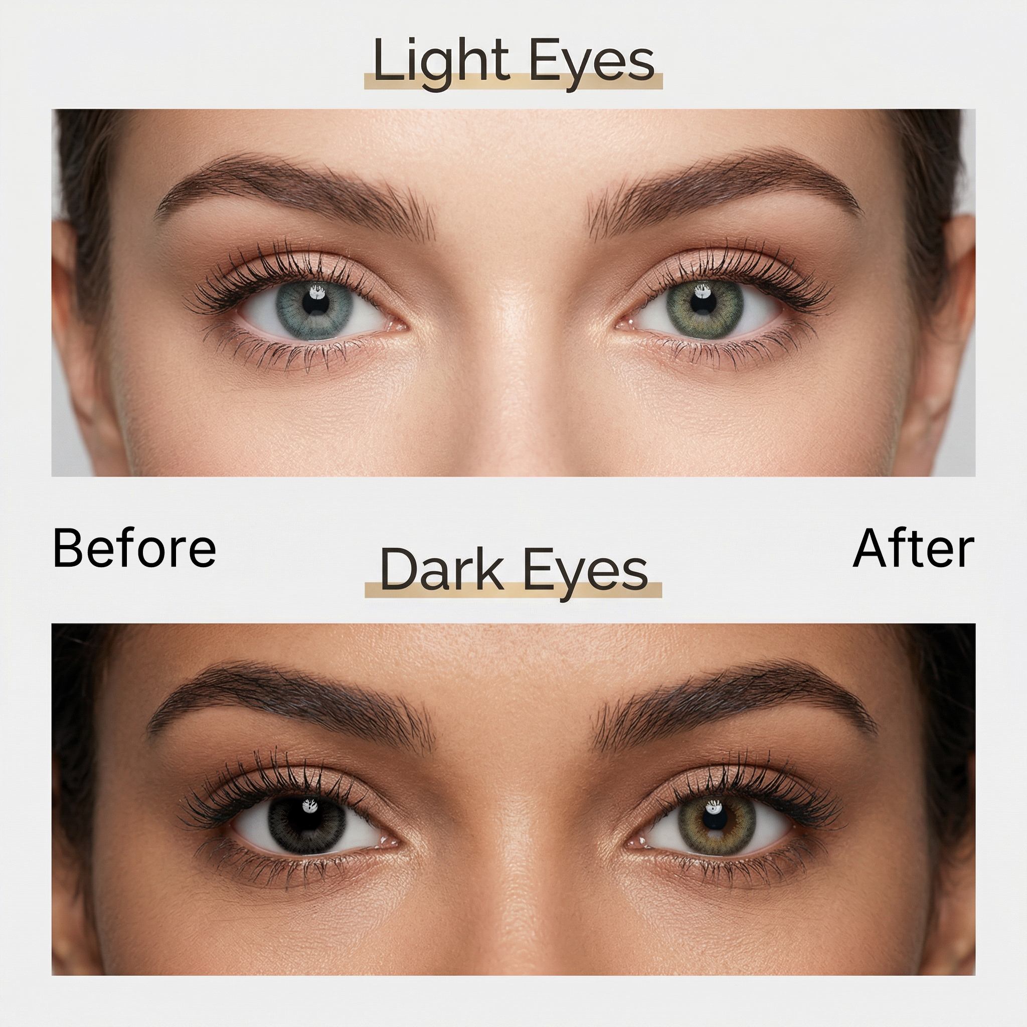 Godestar Jade Dew Colored Contacts – Soft Green Lenses for Dark Eyes | 6 Months Wear