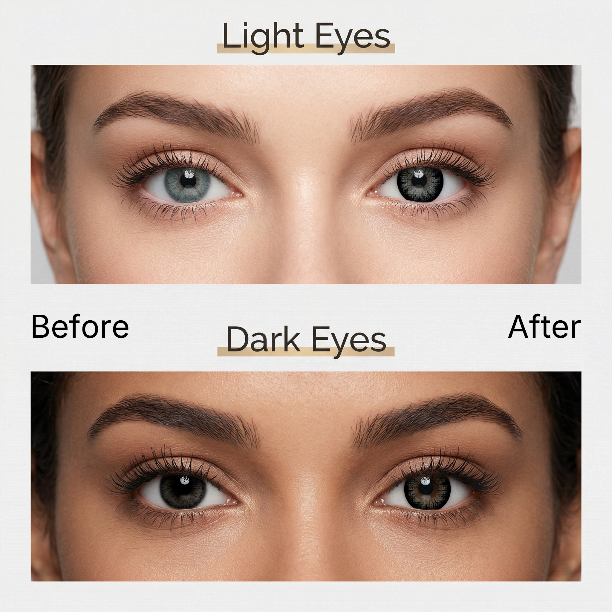MIIEMO Graphite Grey Colored Contacts (6 Months)