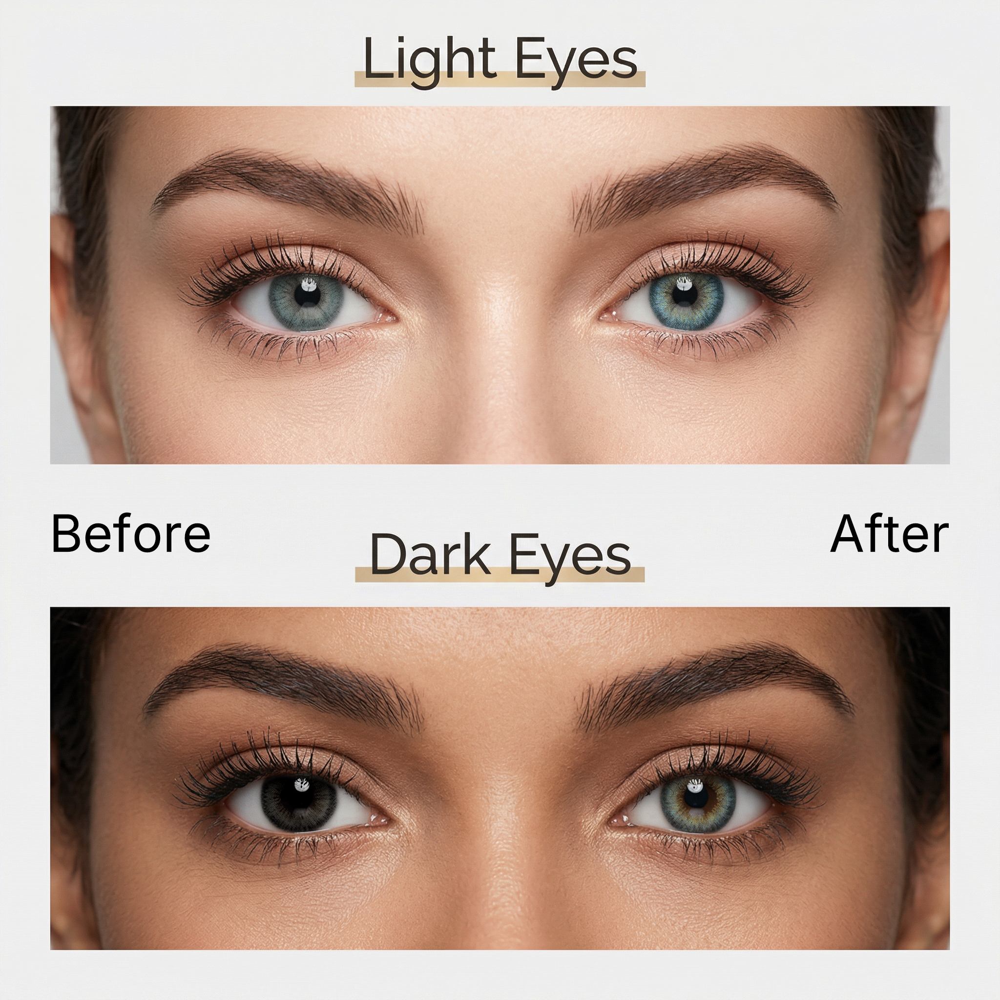 Godestar Glacier Green 6-Month Wear Colored Contact Lenses