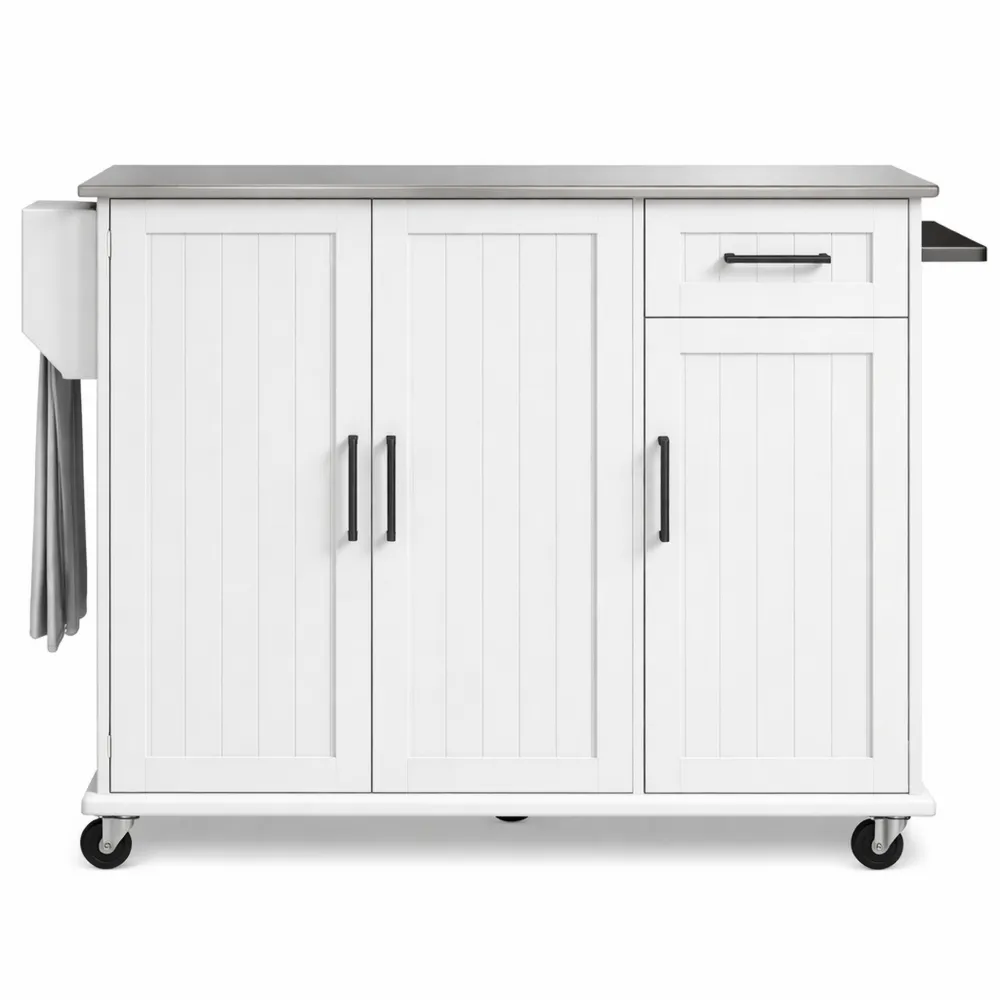 Isola Cucina con Cassetti e Armadietto