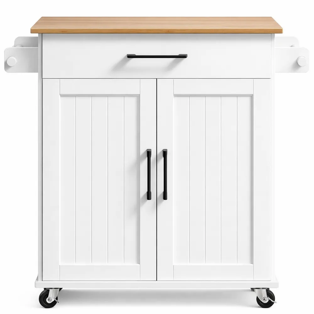 Carrello da Cucina con Ruote e Spazio Salvaspazio