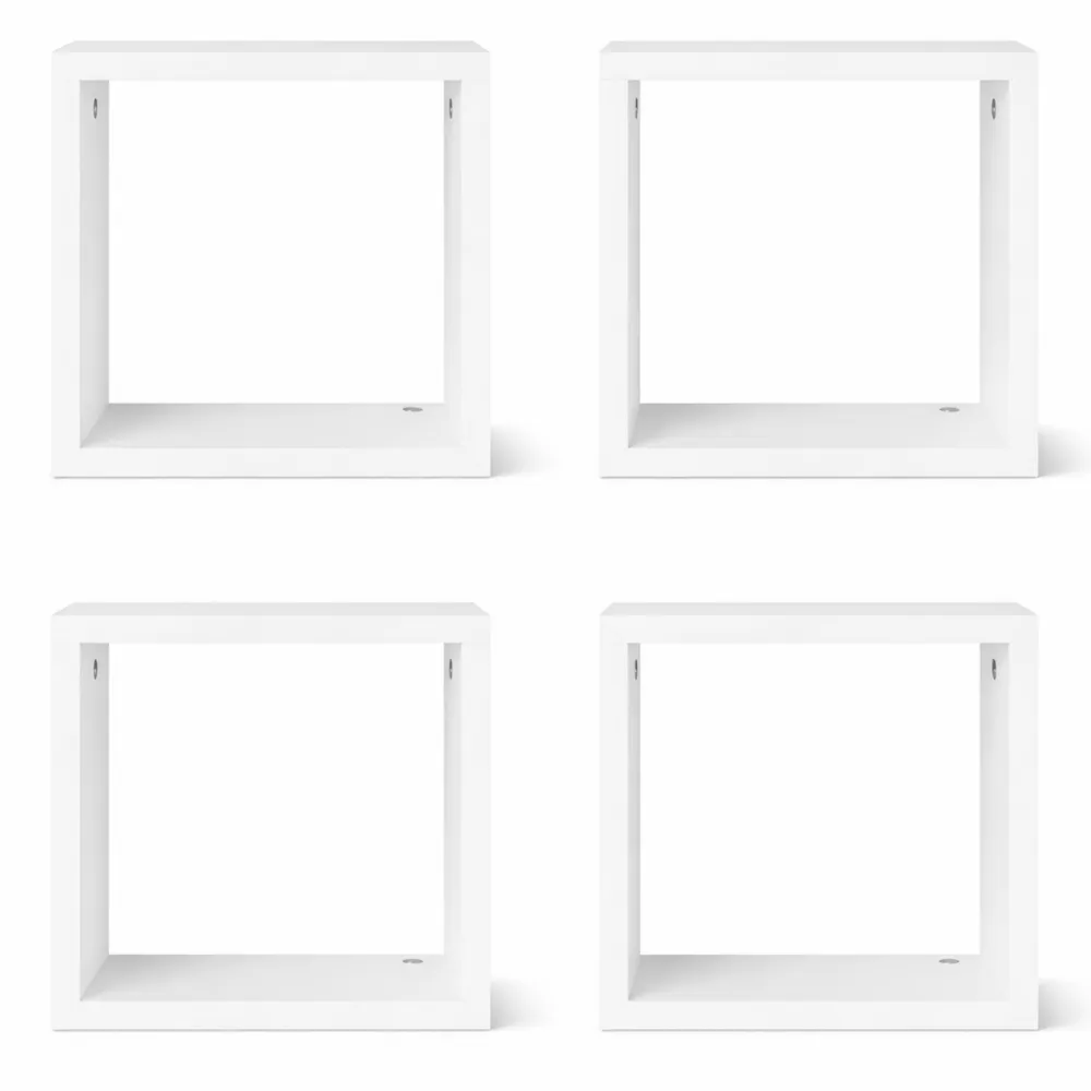 Set di Mensole Decorative a Cubo Rettangolare