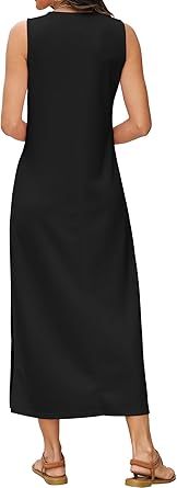 Zeagoo Women's Casual A-Line Dresses with Pockets Summer Floral Tshirt Dress Short Sleeve Mini Dress Flowy Sundresses