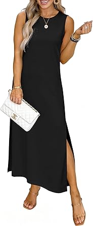 Zeagoo Women's Casual A-Line Dresses with Pockets Summer Floral Tshirt Dress Short Sleeve Mini Dress Flowy Sundresses