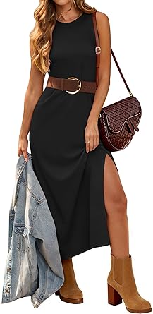 Zeagoo Women's Casual A-Line Dresses with Pockets Summer Floral Tshirt Dress Short Sleeve Mini Dress Flowy Sundresses