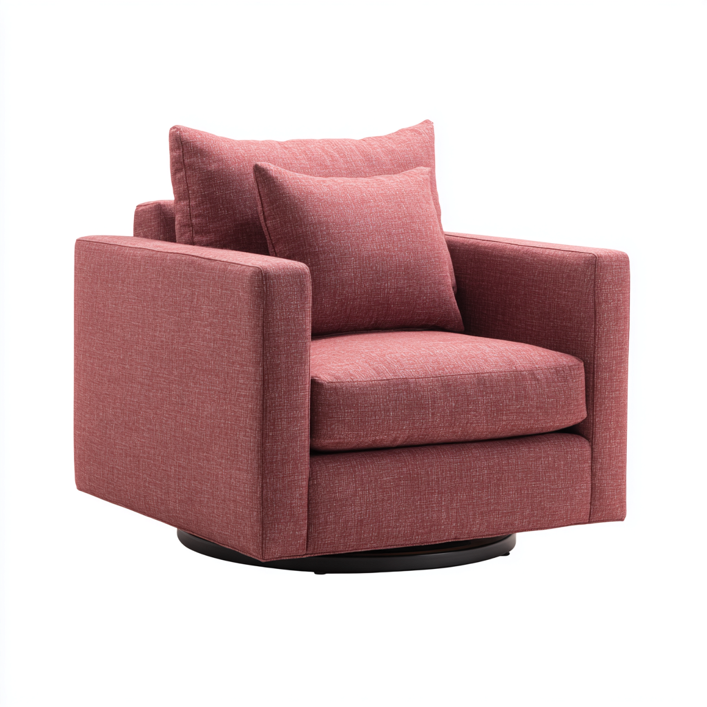 Sessel Stoff 85X82X90 Cm - Rot - Modernes Design-Nookmymart