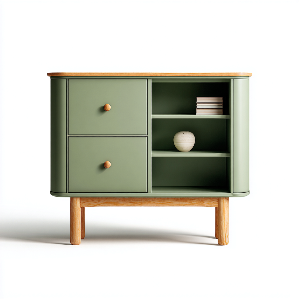 Schuhschrank Grün-Holz 80X35X75 Cm - Mit Schubladen - Modernes Design-Nookmymart