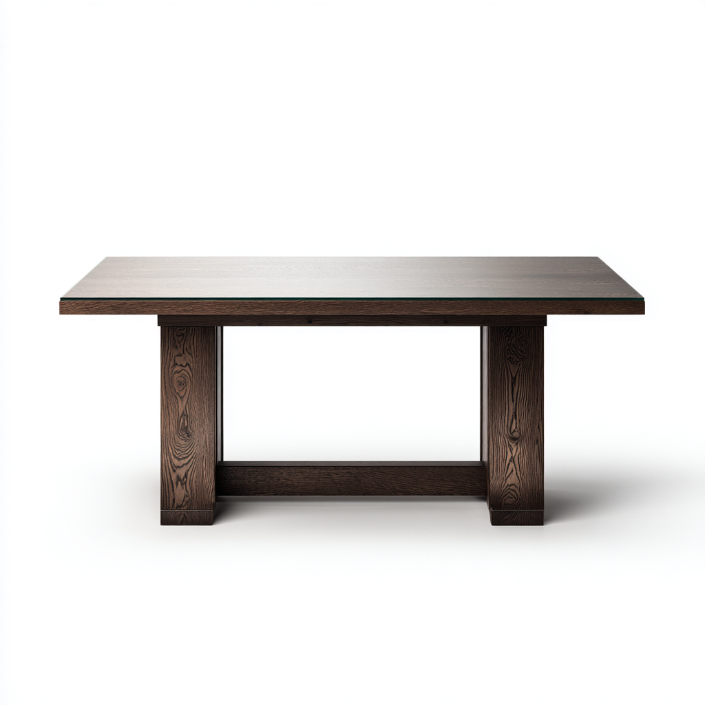 Esszimmertische Massivholz 180X90X75 Cm Dunkelbraun Rechteckig Klassisches Design Für Esszimmer-Nookmymart