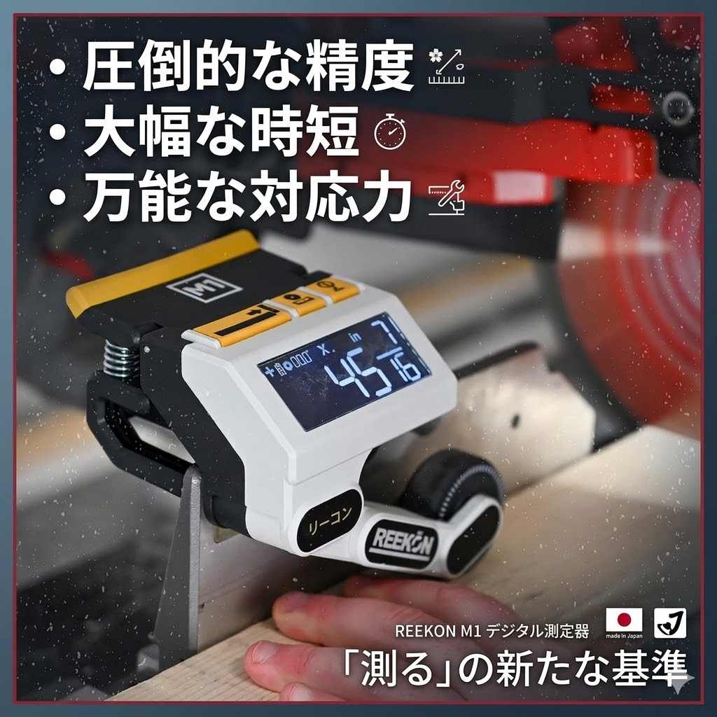 測定ミスをゼロへ ― REEKON M1 プロ仕様 🔧✨
