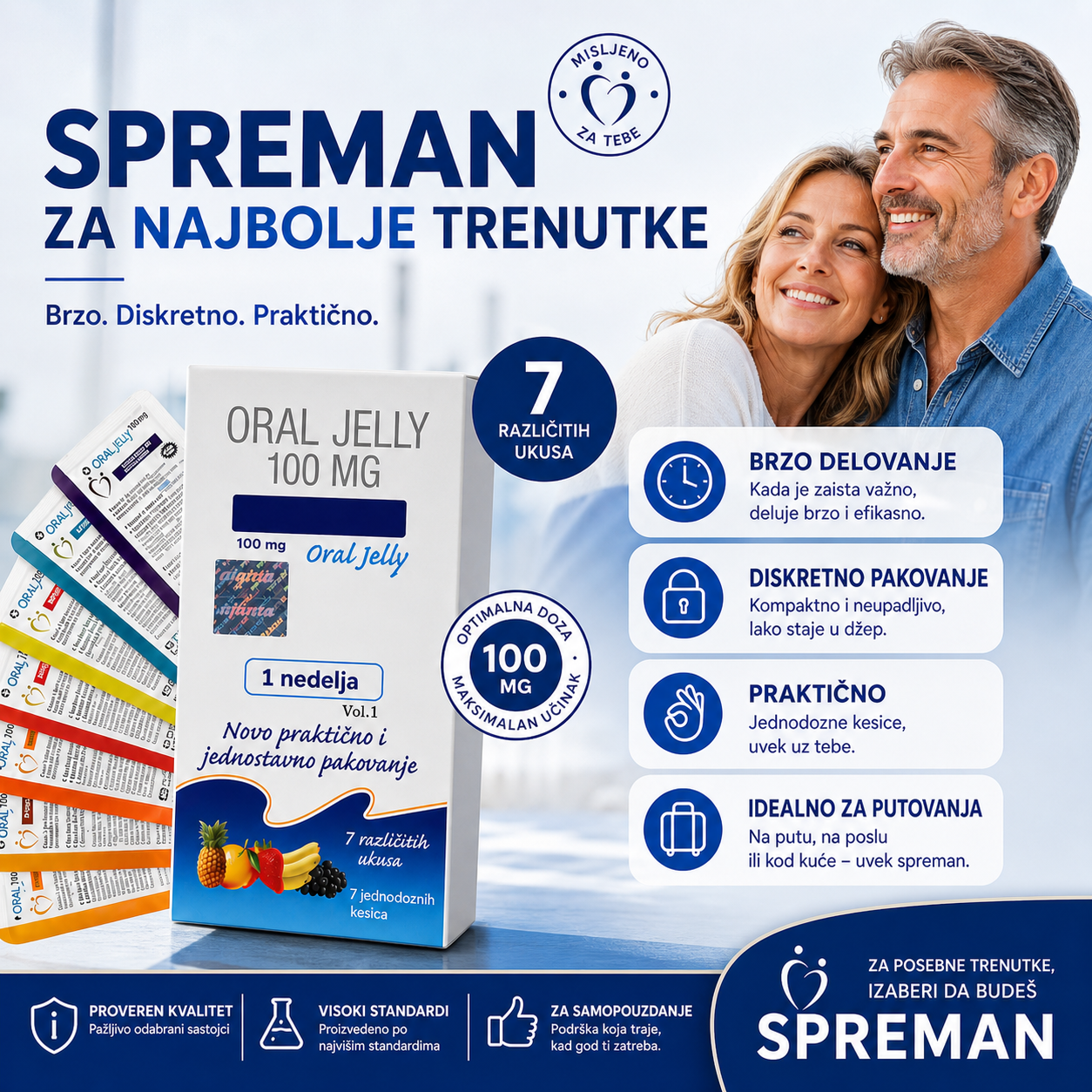 Uvezeni tajlandski gel · Brzo jača samopouzdanje