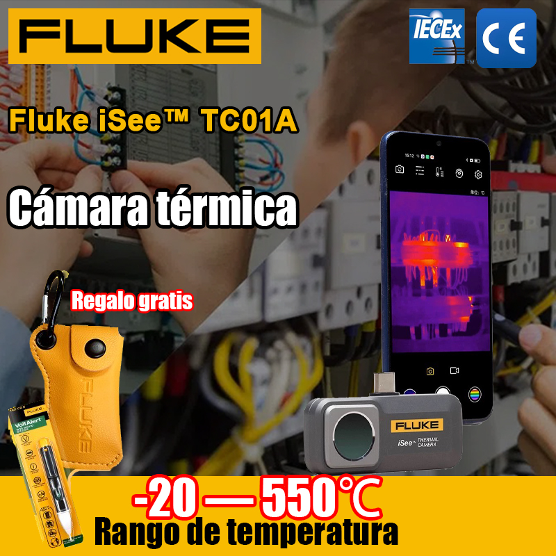 Cámara Térmica Fluke TC01A iSee para Móviles – Infrarroja de Alta Precisión