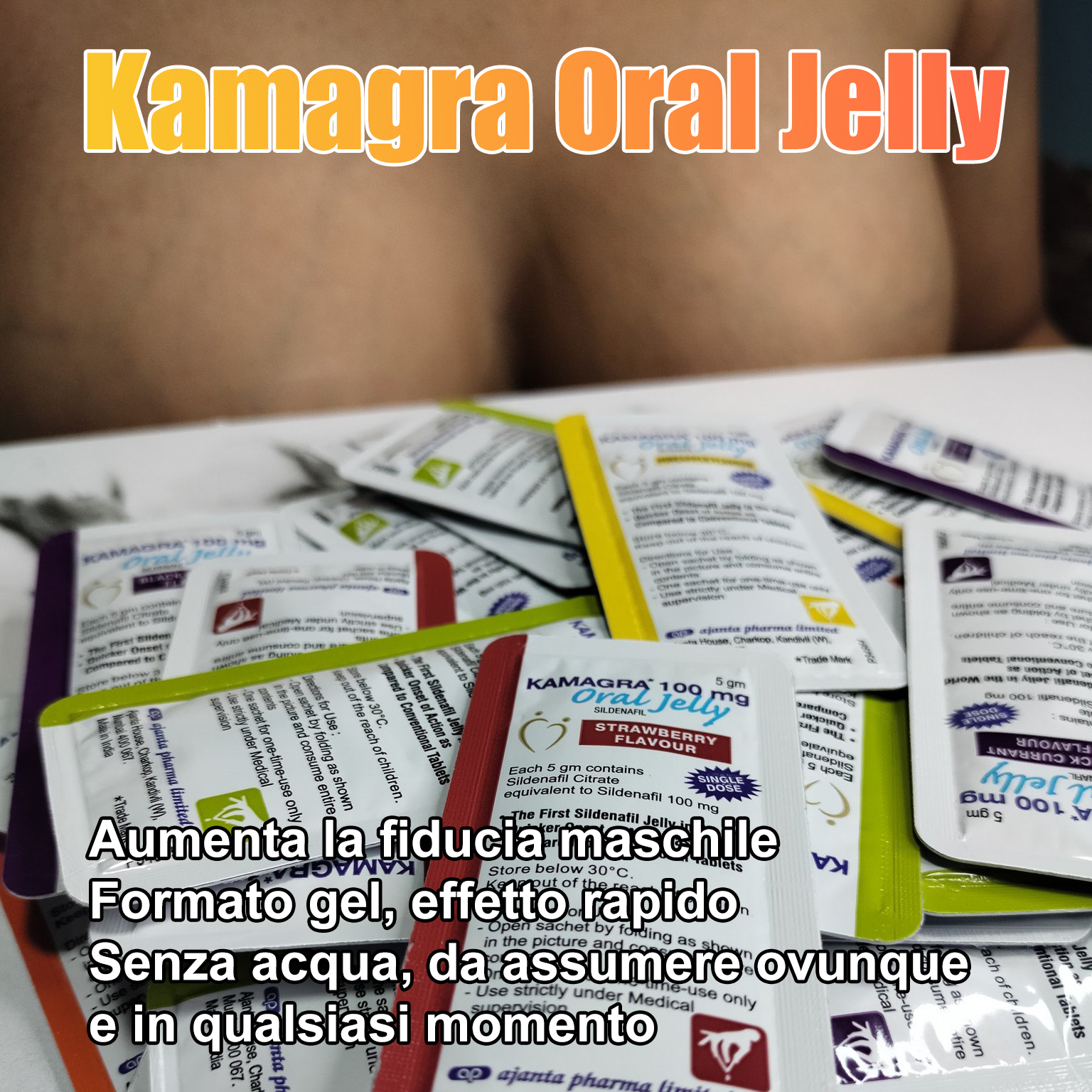 Gel orale con sildenafil – Effetto rapido e discreto