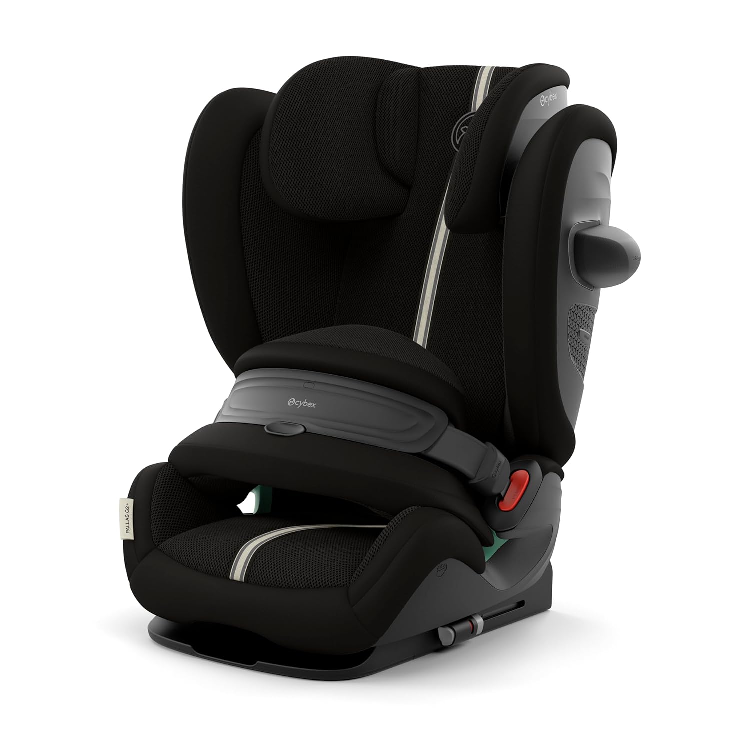 CYBEX PALLAS G2 i Size Plus Kinderautositz mit Fangkörper 76 bis 150 cm bis 50 kg rückwärts und vorwärtsgerichtet Kunststoff Metall Moon Black-Cozygobay