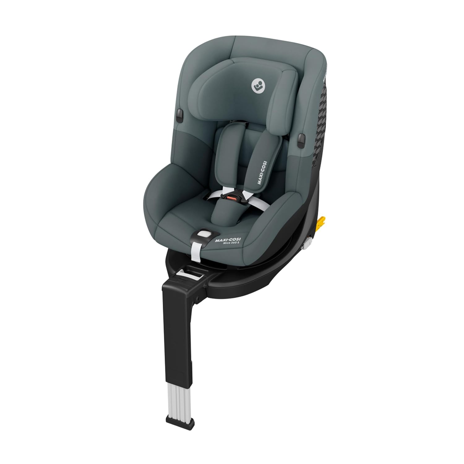 Maxi Cosi Mica 360 S i Size Autositz 360 Grad drehbar 61 bis 105 cm 3 Monate bis 4 Jahre rückwärtsgerichteter Kindersitz FlexiSpin 5 Liegepositionen G CELL Schutz Easy in Gurthaken Tonal Graphite-Cozygobay