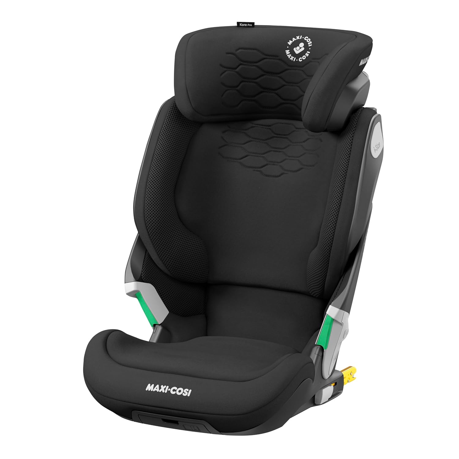 Maxi Cosi Kore Pro i Size Kindersitz 100 bis 150 cm 3,5 bis 12 Jahre mit ISOFIX ClickAssist Licht höhen und breitenverstellbar Side Protection System Authentic Black-Cozygobay