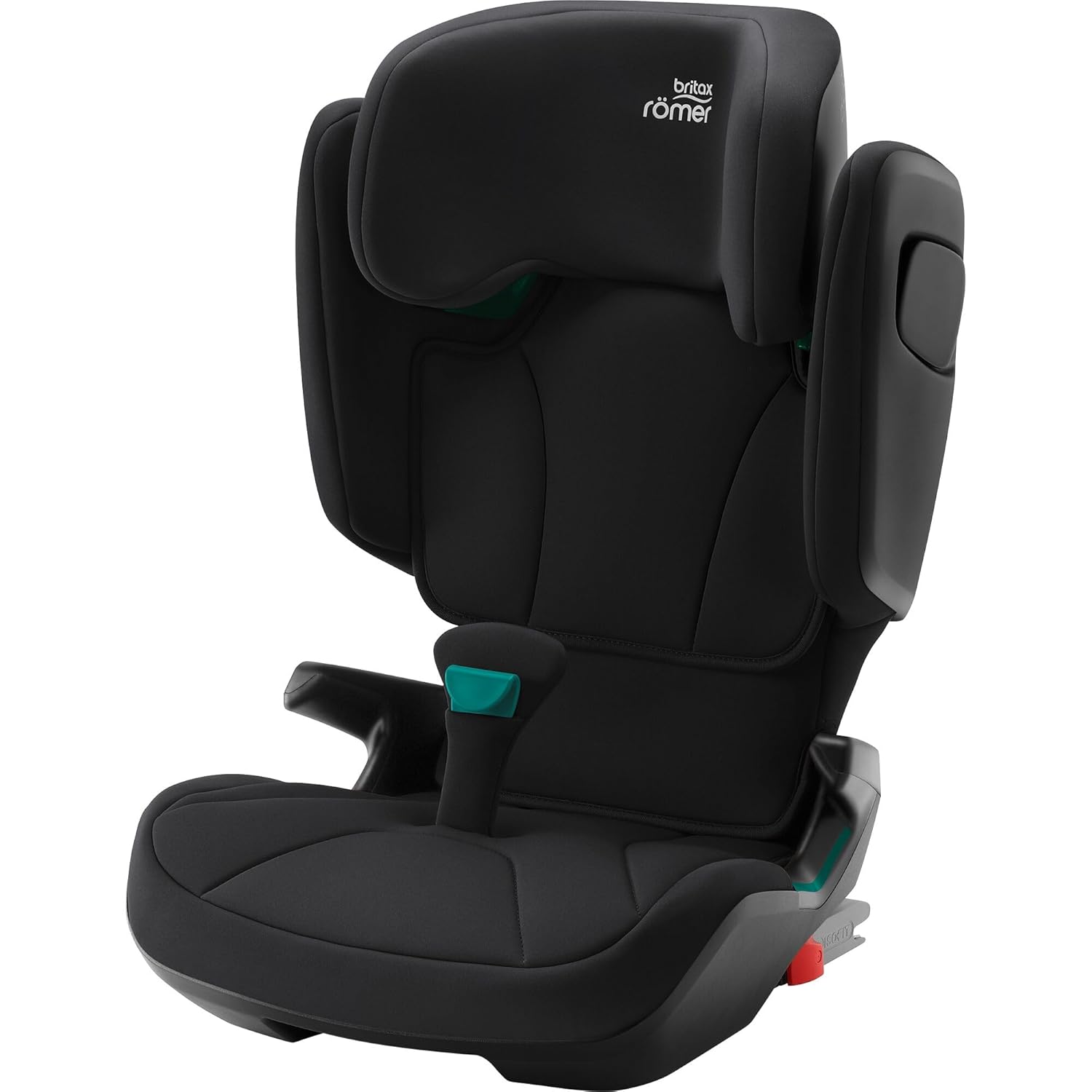 BRITAX RÖMER KIDFIX 2 Z LINE Kinderautositz i Size 100 bis 150 cm 3,5 bis 12 Jahre mit und ohne ISOFIX 3 Punkt Gurt 11 Höhenverstellungen Space Black-Cozygobay