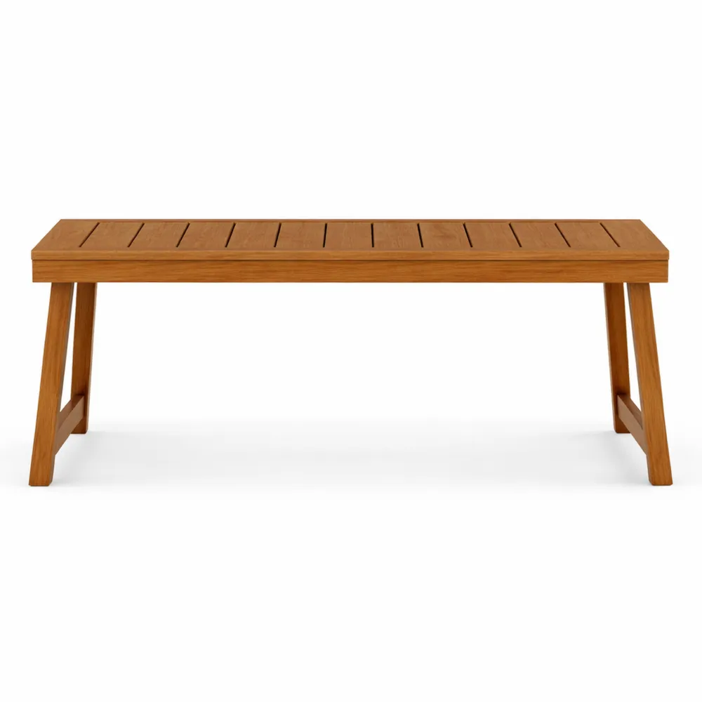 Petite Table Basse d'Extérieur en Bois