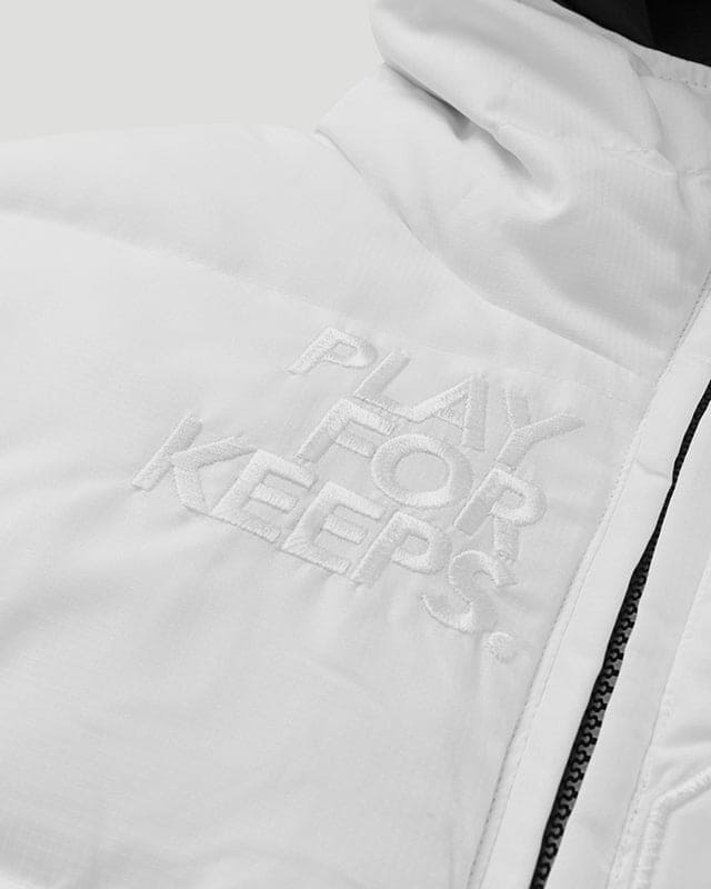 Geedup Core Logo Reversible Puffer Black/White Jacket