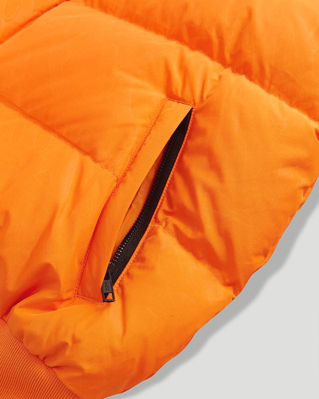 Geedup Team Logo/Handstyle Reversible Black/Orange Bomber