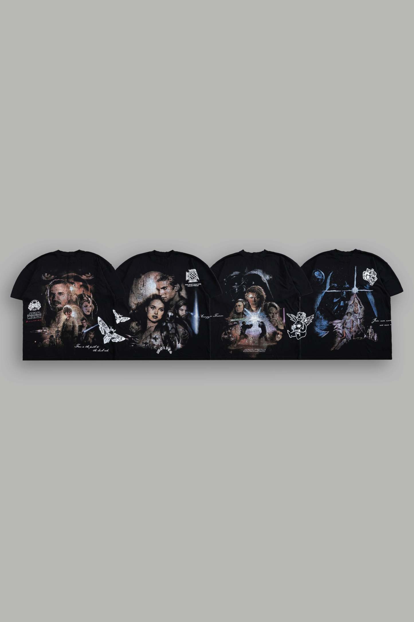 Star Wars Series "Side-By-Side" Tee Box Set in Black