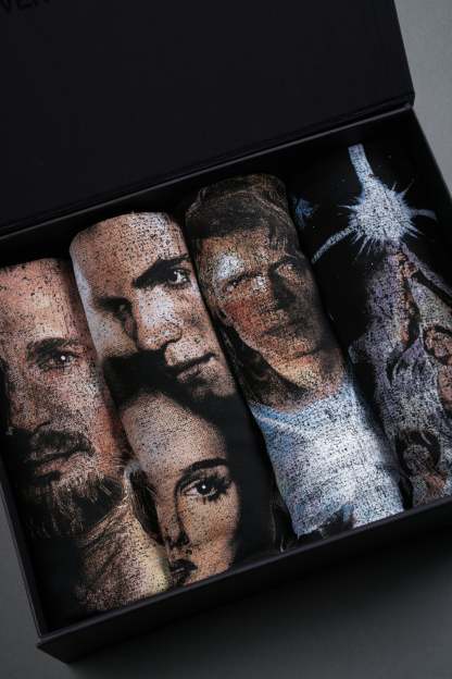 Star Wars Series "Side-By-Side" Tee Box Set in Black