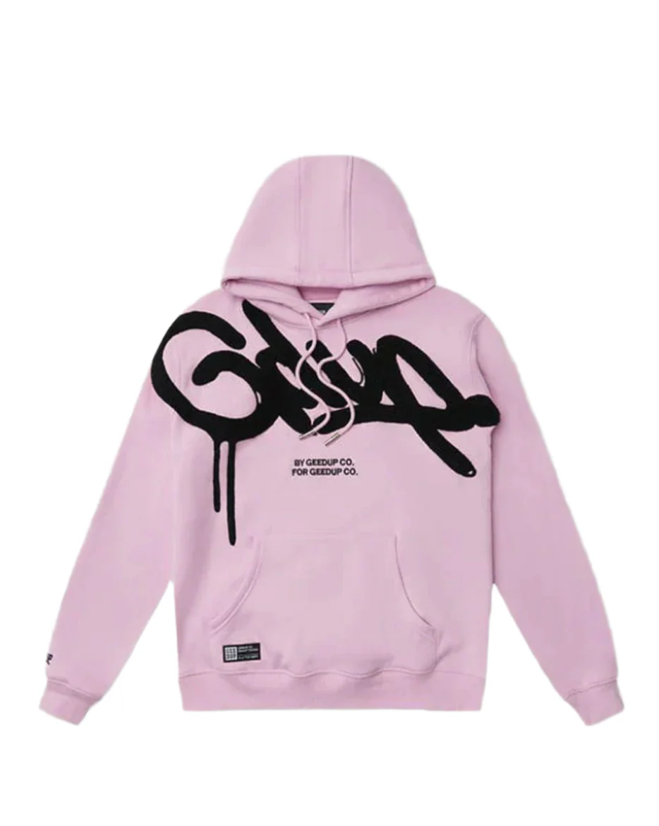 GEEDUP Hoodie Handstyle Lavender Black