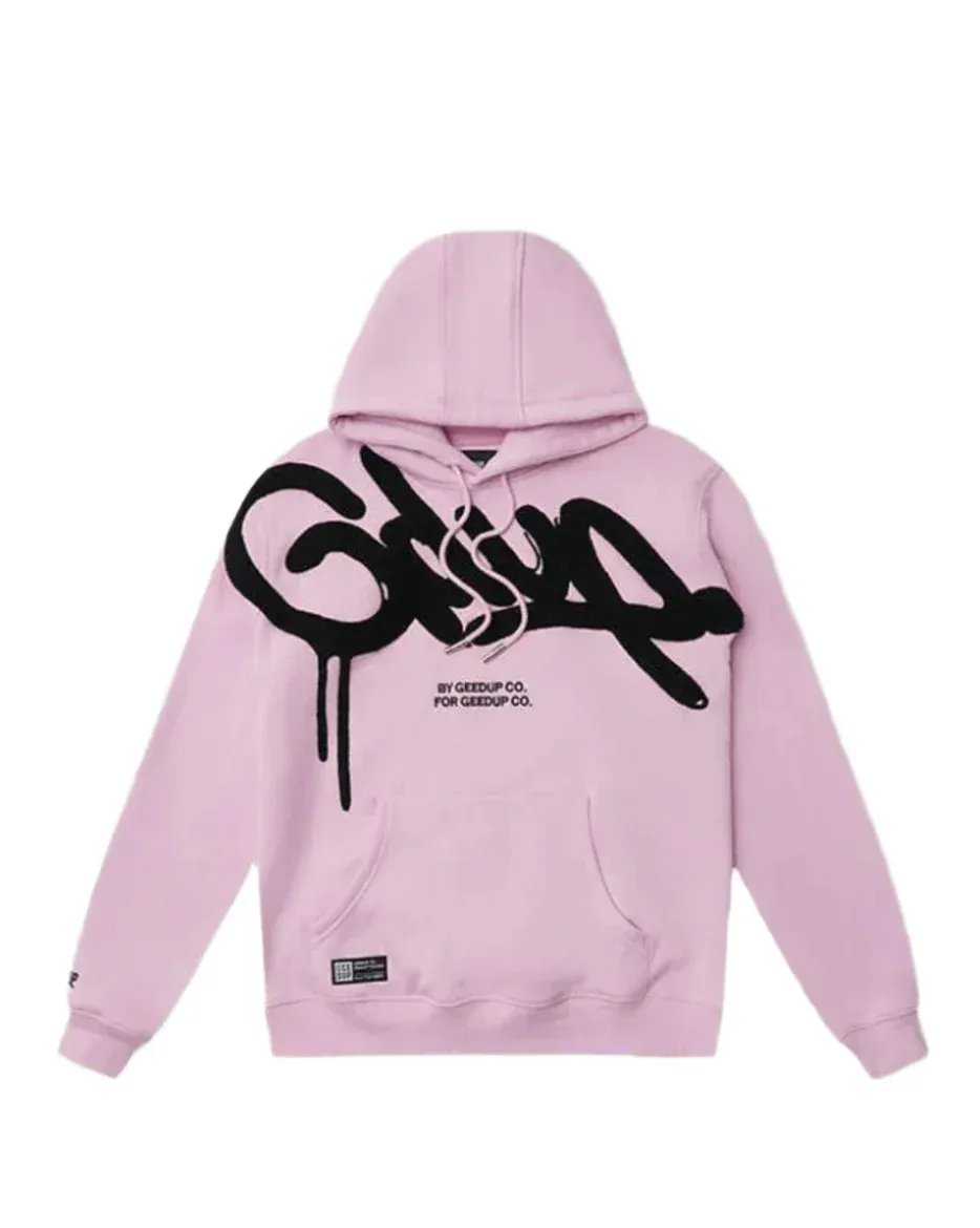GEEDUP Hoodie Handstyle Lavender Black