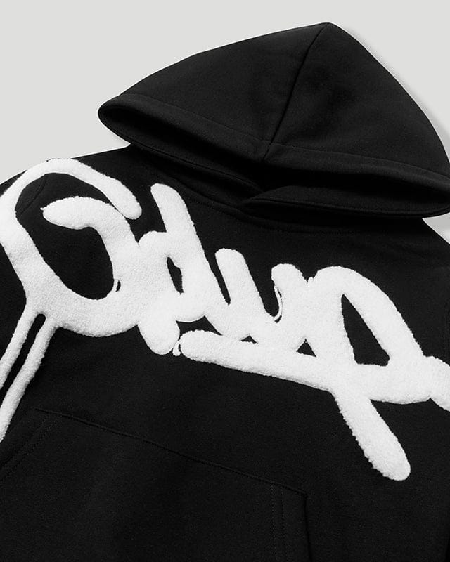 Geedup Handstyle Kids Black/White Tracksuit