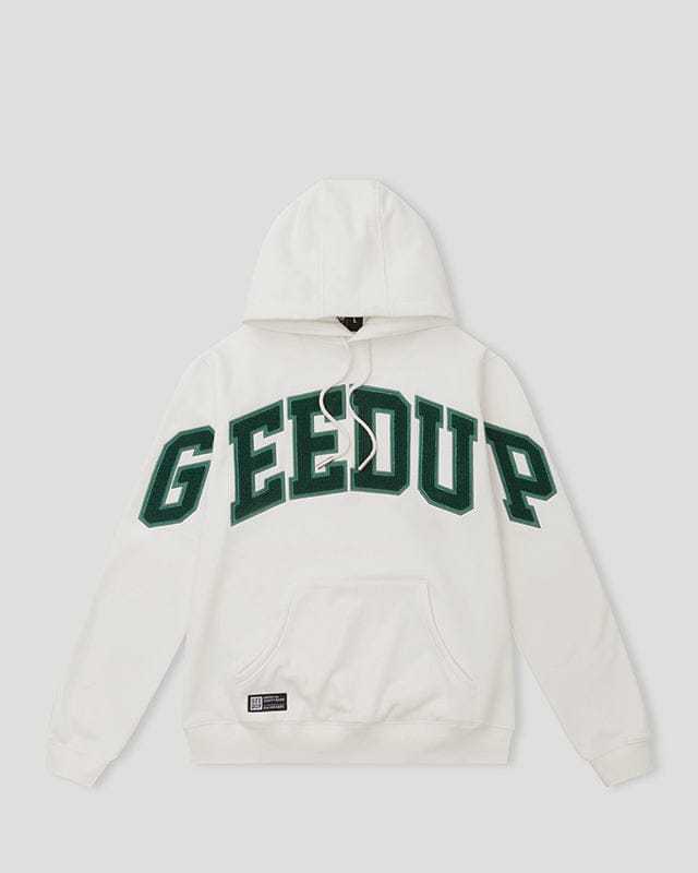 Geedup Hoodie Team Logo White/Green
