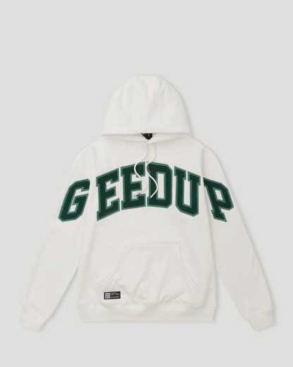 Geedup Hoodie Team Logo White/Green