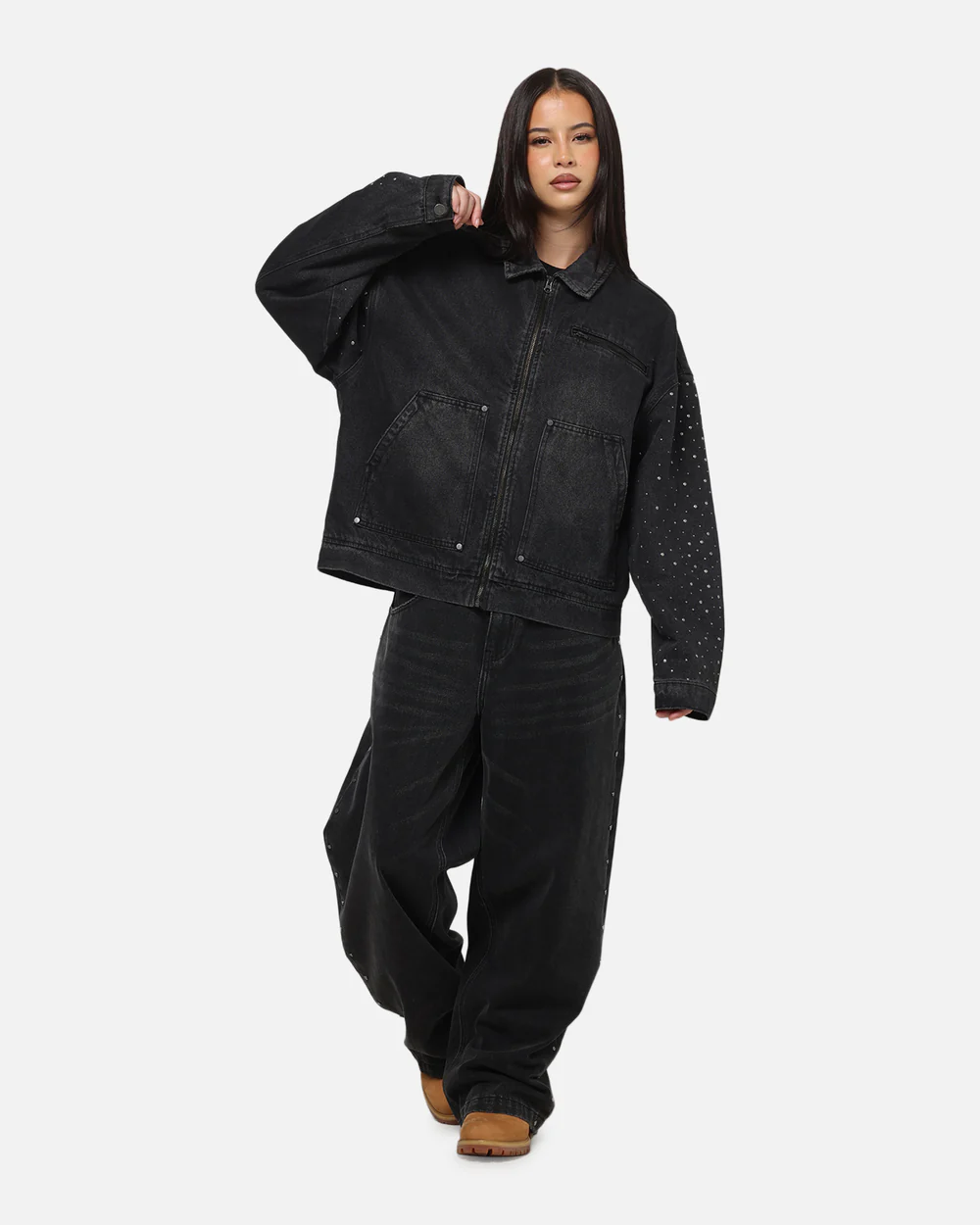 Saint Morta Amplus Divine Riot Jeans Black Shadow