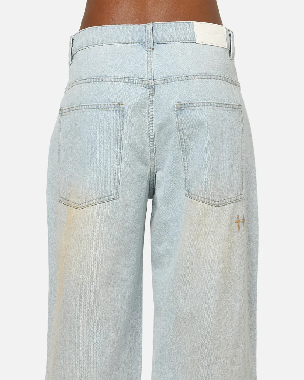 Saint Morta Amplus Distressed Jeans Light Dirty Denim